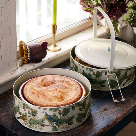 12"x13" Decorative Metal Pie Carrier - John Derian for Target LAST ONE - Picture 2 of 4